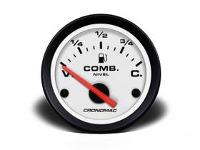 Indicador nível combustível 52mm 099 elétrico st br (305099sb) cronomac Indicador nível combustível 52mm 099 elétrico st br (305099sb) cronomac