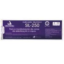 Indicador químico sil-250 caixa c/250 fitas