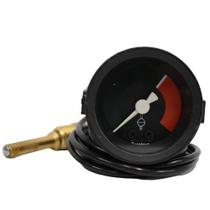 INDICADOR TEMPERATURA ÁGUA MECÂNICO 52MM 1,65MT MASSEY 265 CABO 1,65 MTS ESCALA COLORIDA Fo - TUROTE
