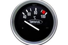 Indicador Temperatura Termômetro 12v 60mm 40-100 Graus Univ Indicador Temperatura Termômetro 12v 60mm 40-100 Graus Univ