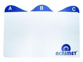 Indice Acrimet 631 de az para fichario de mesa 3x5 Indice Acrimet 631 de az para fichario de mesa 3x5