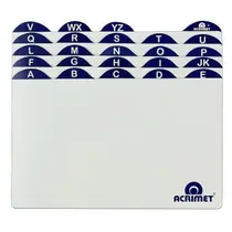Indice az para fichas 6 x 9 de papelao - acrimet Indice az para fichas 6 x 9 de papelao - acrimet