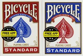 Índice de Cartas de Baralho Padrão para Poker Bicycle - Pacote com 4 Índice de Cartas de Baralho Padrão para Poker Bicycle - Pacote com 4