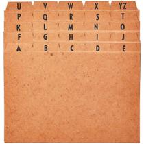 índice para Fichário A-Z 3X5 Cartão KRAFT índice para Fichário A-Z 3X5 Cartão KRAFT