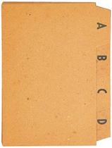 Indice Para Fichario A-Z 4X6 Cartao Kraft