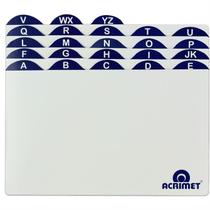 Indice para fichario A-Z 6x9 Cartao - Acrimet