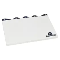 Índices para Fichas Acrimet 5X8 - Organização em Fichários Índices para Fichas Acrimet 5X8 - Organização em Fichários