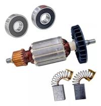 Induzido, Carvão E Rolam P/ Serra Mármore Makita M0400 110v