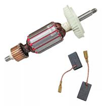 Induzido + Carvão P/ Esmerilhad Bosch Gws 8- 115 1800 110v