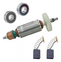 Induzido + Carvão + Rolam P/ Esmerilhadeira Mga450/452 220v