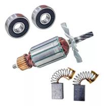 Induzido + Escova+ Rolam P/ Serra Circular Makita 5800h 110v