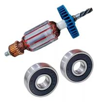Induzido + Rolamento P/ Furadeira Makita Hp1630/1631 - 220v