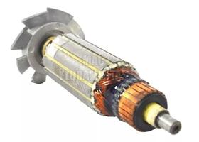 Induzido + Rolamentos + Carvão Para Tupia Makita 3700b 220v