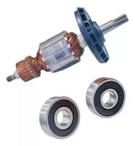 Induzido + Rolamentos P/ Martelo Bosch 11241 Gbh 5-40de 220v