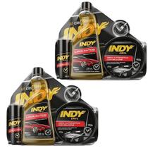 Indy Cryl Kit 6x1 Com Shampoo Automotivo, Cera Automotiva e Óleo de Silicone 2 unidades Indy Cryl Kit 6x1 Com Shampoo Automotivo, Cera Automotiva e Óleo de Silicone 2 unidades