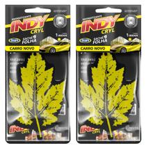 Indy Folha Aromatizante para carro Aroma Carro Novo 2 unidades
