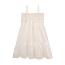 Infanti Vestido Crepe Monaco Off White