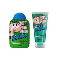 Infantil Turma Da Mônica Shampoo 260ML + Gel Fixador 180G Cebolinha