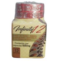Infinity 12 Suplemento Natural 500mg 12 Cápsulas