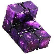 Infinity Cube Cubo Articulado Galáxia Presente Criativo Escritório Gadget Geek Nerd Top Já Top
