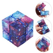 Infinity Cube Espacial - Cubo Infinito Colorido Fidget Anti Stress - NinjaTOY