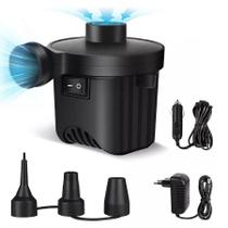 Inflador Bivolt Leve e Compacto Portátil e Rápido