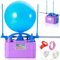 Inflador de balão elétrico Air Pump Party Zealot com bicos duplos 110V