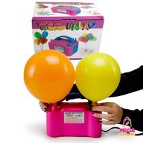 Inflador de Balão Encher Bexiga Compressor Bomba Elétrica 2 Bicos Mega Compras 110v