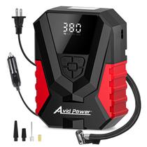 Inflador de pneus AVID POWER Compressor de ar portátil AC/DC 12V/110V