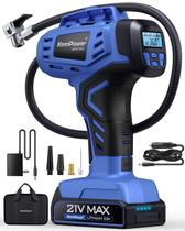 Inflador de Pneus Portátil KeenPower Smart - Sem Fio, 160PSI, Recarregável Inflador de Pneus Portátil KeenPower Smart - Sem Fio, 160PSI, Recarregável