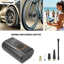 Inflador De Pneus Turbo De 4000mAh Com Função SOS E Luz LED De 30L/min GUWIEYG Inflador De Pneus Turbo De 4000mAh Com Função SOS E Luz LED De 30L/min GUWIEYG