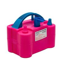Inflador Elétrico Rosa para Balões 2 Bicos de Festa Decoração 220v 110v Compressor de Ar - Luma Festas