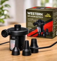 Inflador Elétrico Western 127V 150W Enche E Esvazia Inflador Elétrico Western 127V 150W Enche E Esvazia