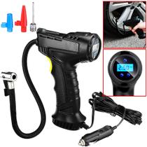 Inflador Eletrônico Portátil Para Carros, Bikes e Motos Potência 120w Visor Digital LKD212 BOM8903 Inflador Eletrônico Portátil Para Carros, Bikes e Motos Potência 120w Visor Digital LKD212 BOM8903