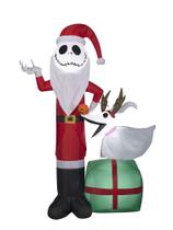 Inflável de Natal Airblown Gemmy Jack Skellington & Zero