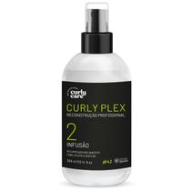 Infusão Curly Plex Reconstrução Capilar Profissional Restauração De Danos Cabelo Vegano 300ml