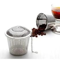 Infusor Chá Cesta Inox C/ Corrente Reforçado 4,5 X 4 Cm Infusor Chá Cesta Inox C/ Corrente Reforçado 4,5 X 4 Cm