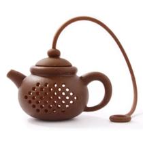 Infusor de cha com timer difusor bebidas ampulheta bule marcador tempo em silicone