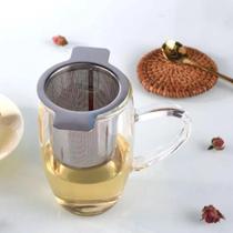 Infusor De Chá De Malha Fina Em Aço Inoxidável Com Duas Alças, Bola Reutilizável Para Temperos E