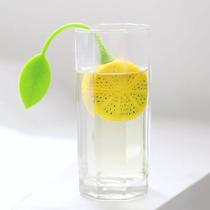 Infusor De Chá Ervas Mergulhador Filtro Difusor Em Silicone - Limão