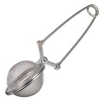 Infusor de Chá Inox pinça 15 CM com Peneira dupla Infusor de Chá Inox pinça 15 CM com Peneira dupla