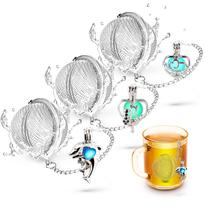 Infusor de chá TeasaNavie Loose Tea Steeper em aço inoxidável 3 unidades