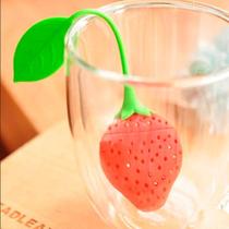 Infusor P/ Chá Decorativo Silicone P/ Copos Finos 19x4,5x2cm Infusor P/ Chá Decorativo Silicone P/ Copos Finos 19x4,5x2cm