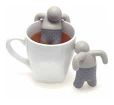 Infusor Para Chá Mini Boneco em Silicone Clink 8x4cm