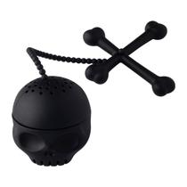 Infusor silicone cha caveira 65cm x 6cm x 17cm Infusor silicone cha caveira 65cm x 6cm x 17cm