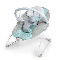Ingenuidade Bouncity Bounce Deluxe Bouncer, Assento de bebê portátil saltitante com sobrecarga móvel, e vibração calmante