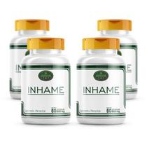 Inhame 240 Cápsulas 500Mg 4 Frascos Dioscorea Cará