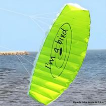 Iniciante Dual Line Stunt Parafoil Parachute Sports Beach Kite Diversão Ao Ar Livre