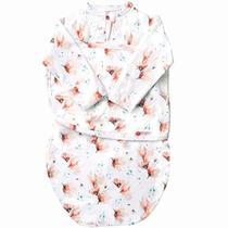 Iniciante Long Sleeve Swaddle (Blush Blossom), 6-14lbs