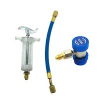 Injetor De Óleo Para Ar Condicionado Automotivo 30ml 1oz Com Adaptador De Engate Rápido Para Seringa Injetor De Óleo Para Ar Condicionado Automotivo 30ml 1oz Com Adaptador De Engate Rápido Para Seringa